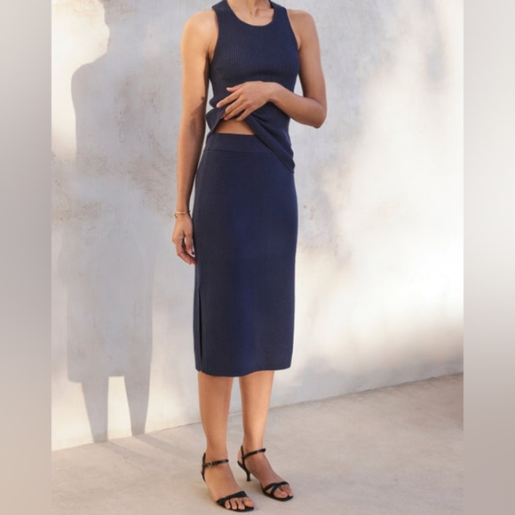 AYR Dresses & Skirts - AYR Ribbed Knit Curator Pencil Skirt